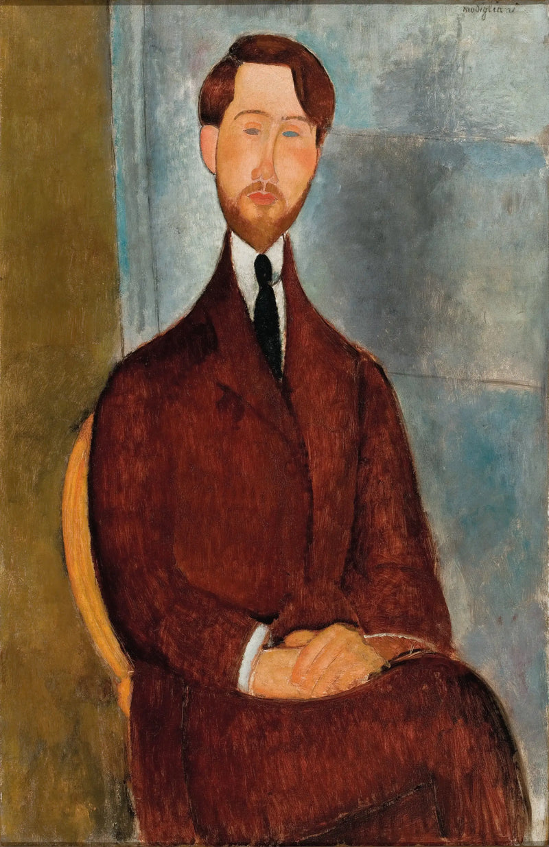 Portrait of Léopold Zborowski - Amedeo Modigliani