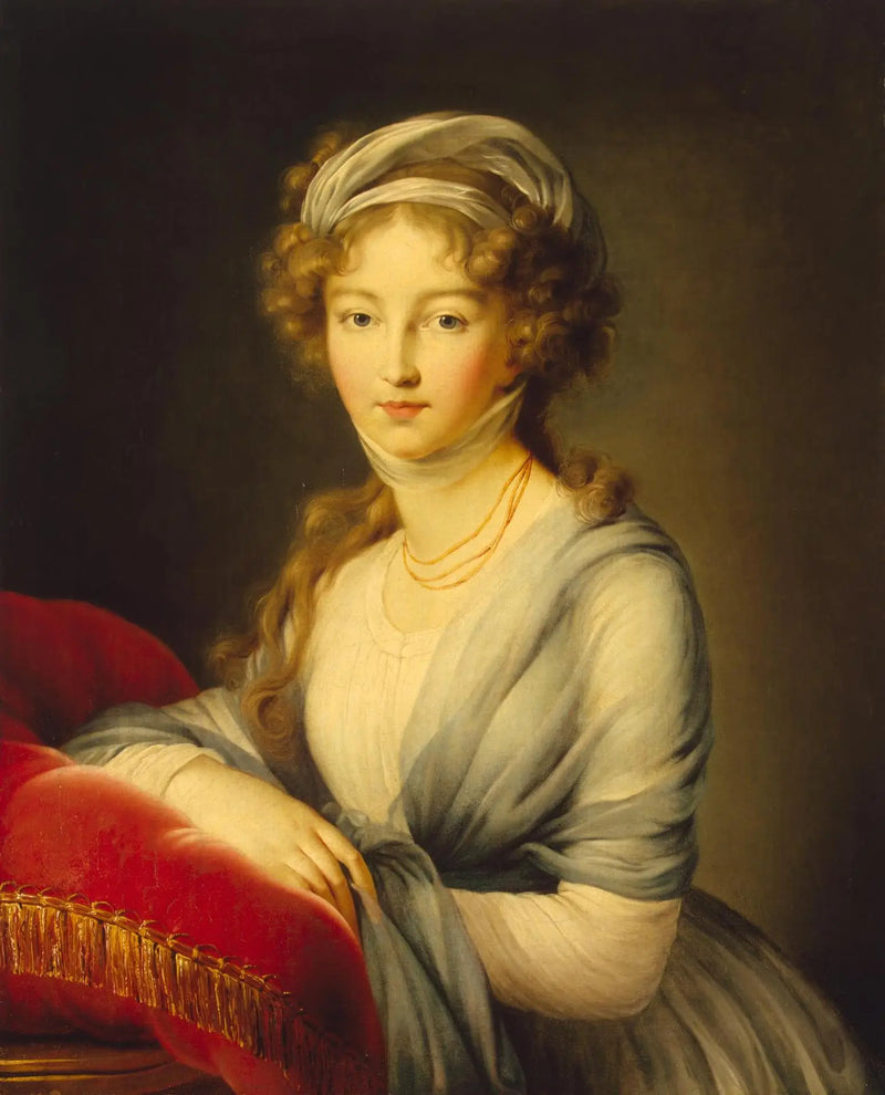 Portrait of Empress Elizabeth Alexeievna - Élisabeth Vigée Le Brun