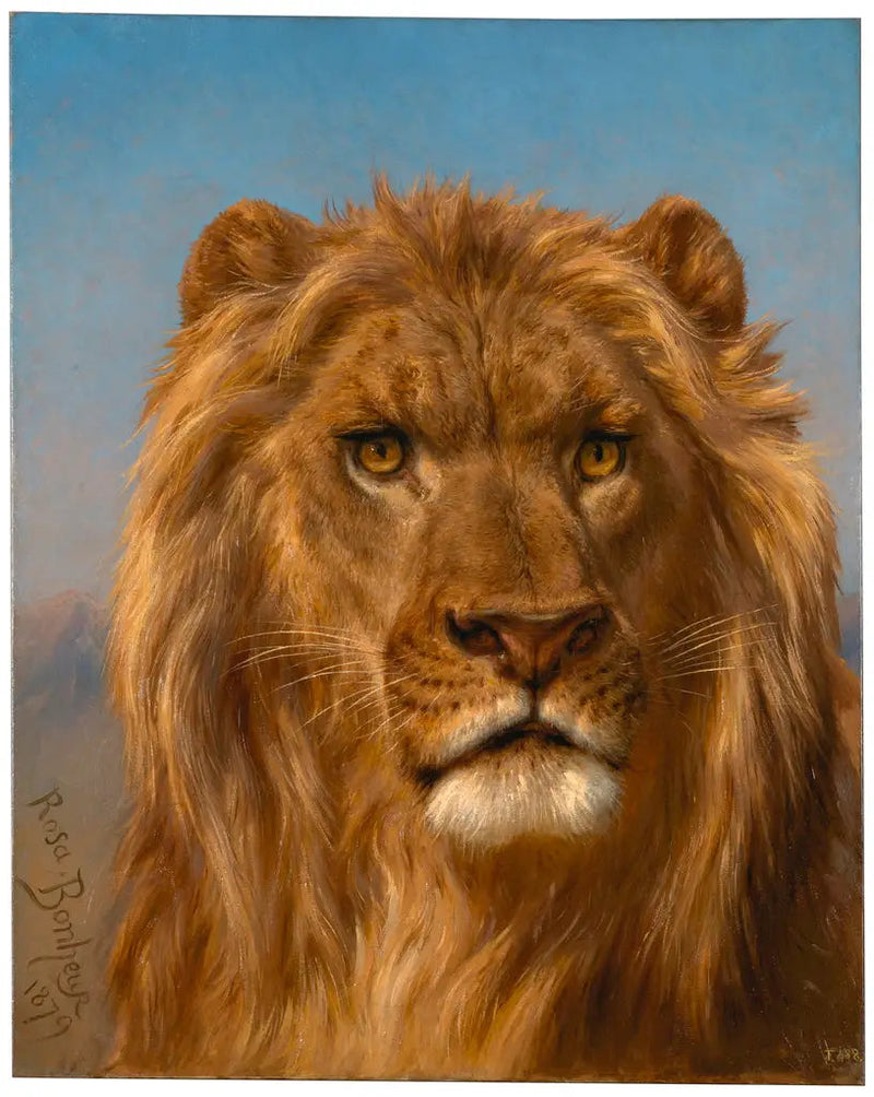 Lion Portrait - Rosa Bonheur