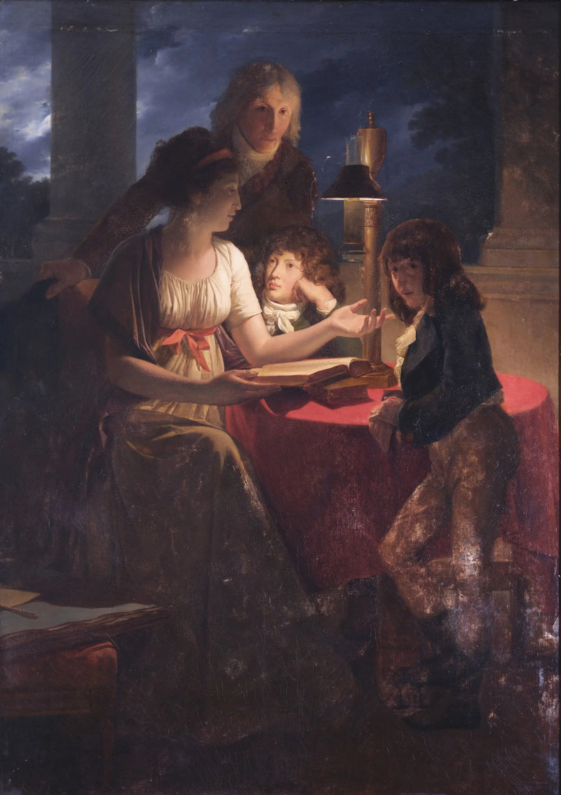 Portrait of the Goldsmith Henri Auguste and His Family - François Gérard