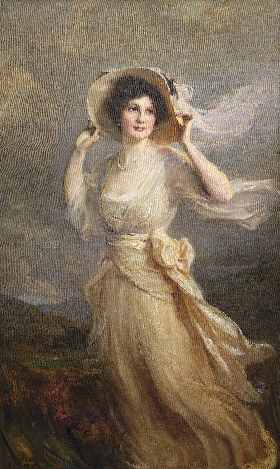 Portrait of Lorna Marsali Woodroffe-Lang, née Forbes-Leith - Philip de László