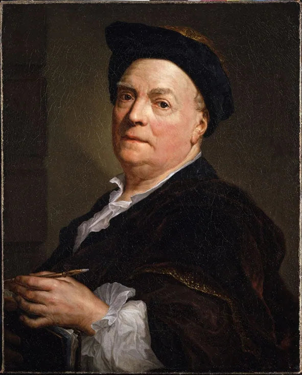 Portrait of Louis du Silvestre - Anton Raphael Mengs