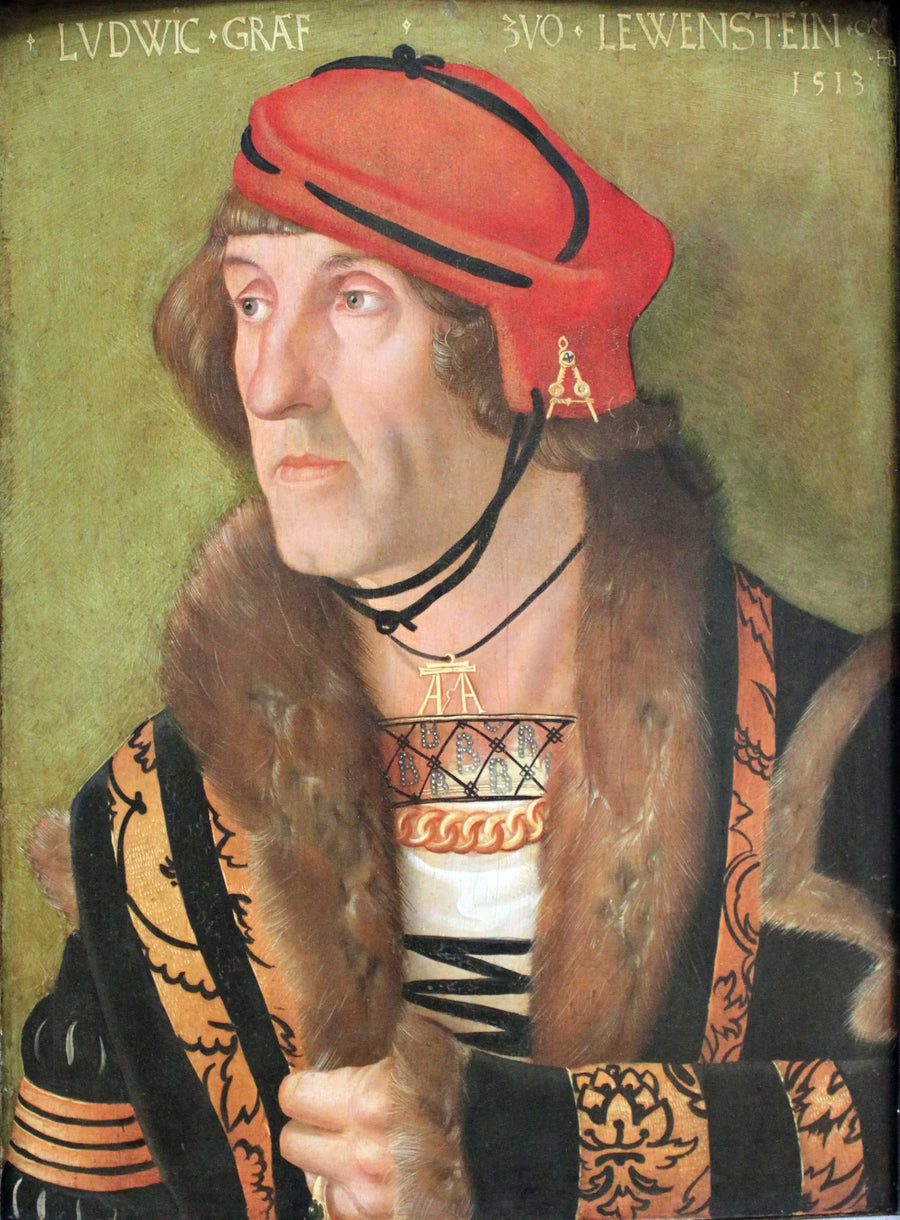 Portrait of Louis I, Count of Löwenstein - Hans Baldung Grien