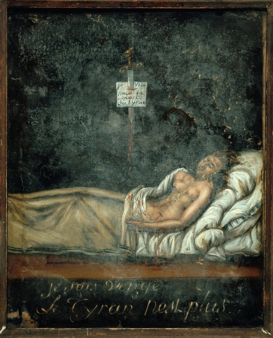 Portrait of Louis-Michel Le Peletier de Saint-Fargeau (1760-1793), on his deathbed - Jacques-Louis David