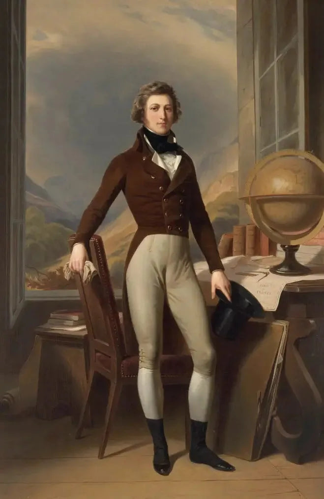 Portrait of Louis-Philippe d'Orléans, Duke of Chartres, (future King Louis-Philippe) at Reichenau - Franz Xaver Winterhalter