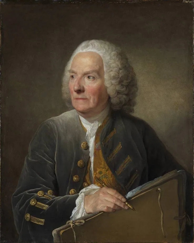 Portrait of Louis de Sylvestre - Jean-Baptiste Greuze