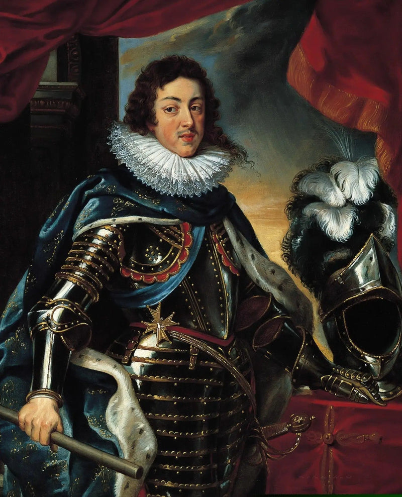 Portrait of Louis XIII in armor - Peter Paul Rubens