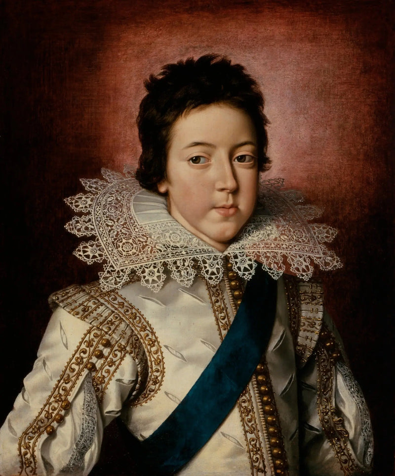Portrait of Louis XIII, King of France, as a child - Frans Pourbus the Younger