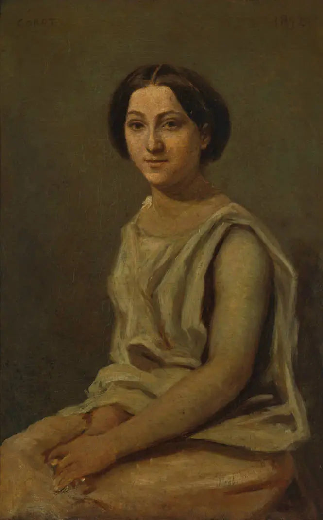 Portrait of Louise Audiat - Jean-Baptiste Camille Corot