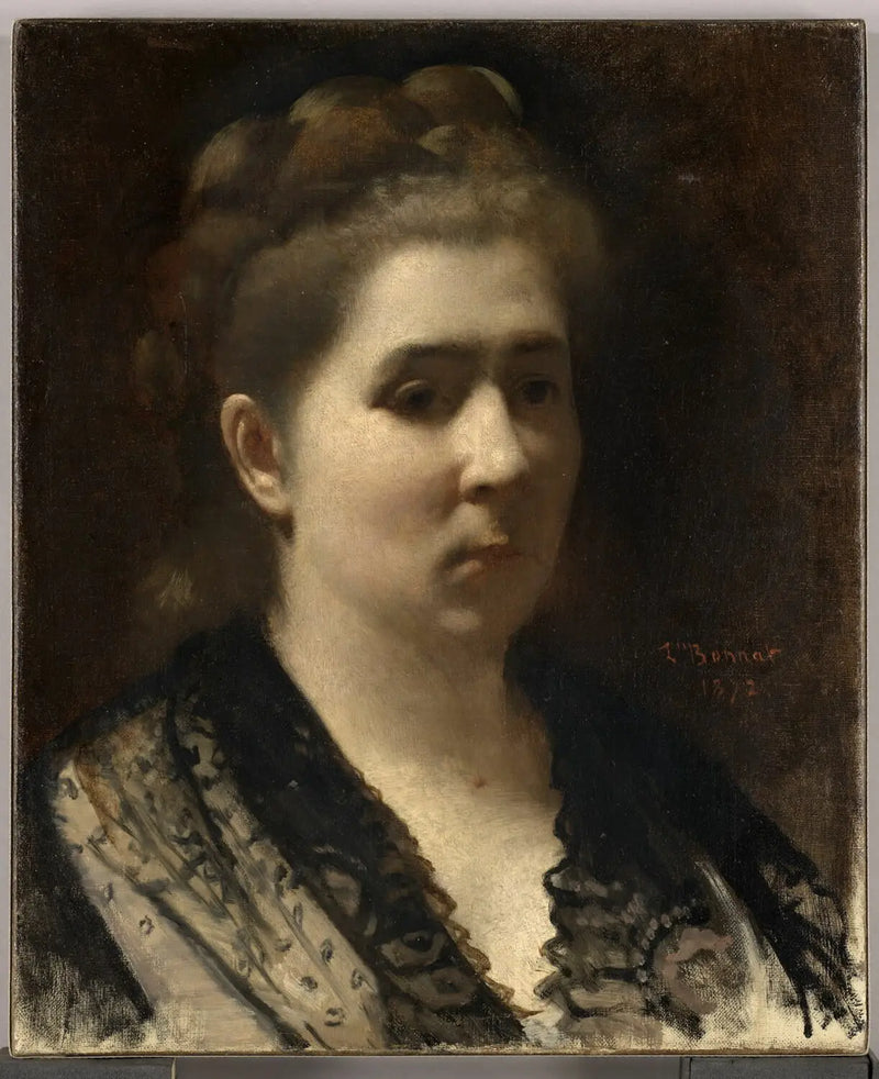 Portrait of Louise Lienhard. - Léon Bonnat