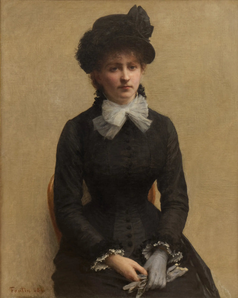 Portrait of Louise Riesener - Henri Fantin-Latour