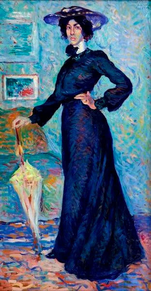 Portrait of Lucie Cousturier - Maximilien Luce