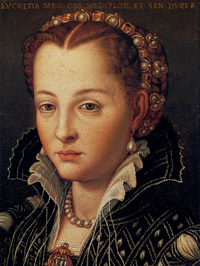 Portrait of Lucrezia di Cosimo - Bronzino