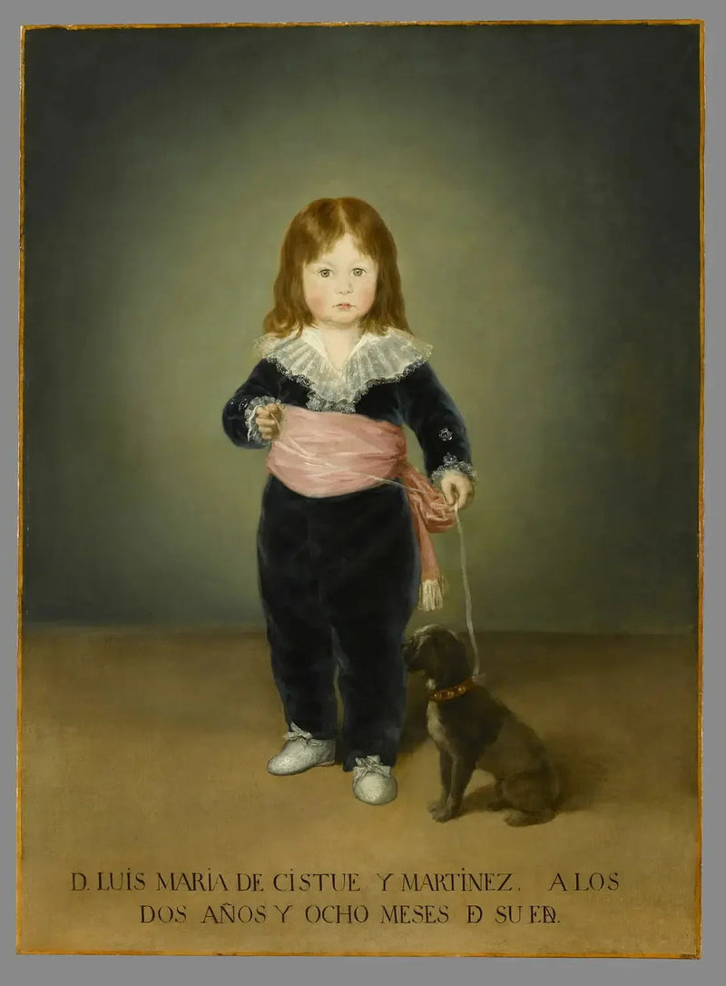 Portrait of Luis María de Cistué Martínez - Francisco de Goya