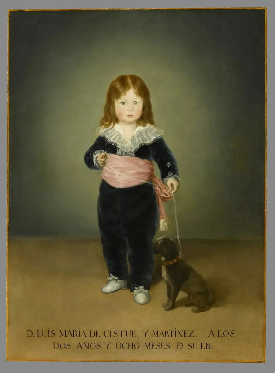 Portrait of Luis María de Cistué Martínez - Francisco de Goya