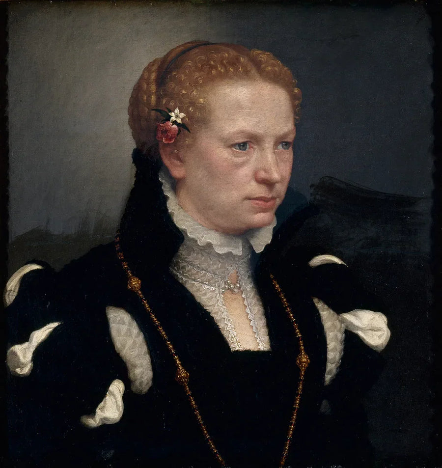 Portrait of Luisa Vertova Agosti - Giovanni Battista Moroni