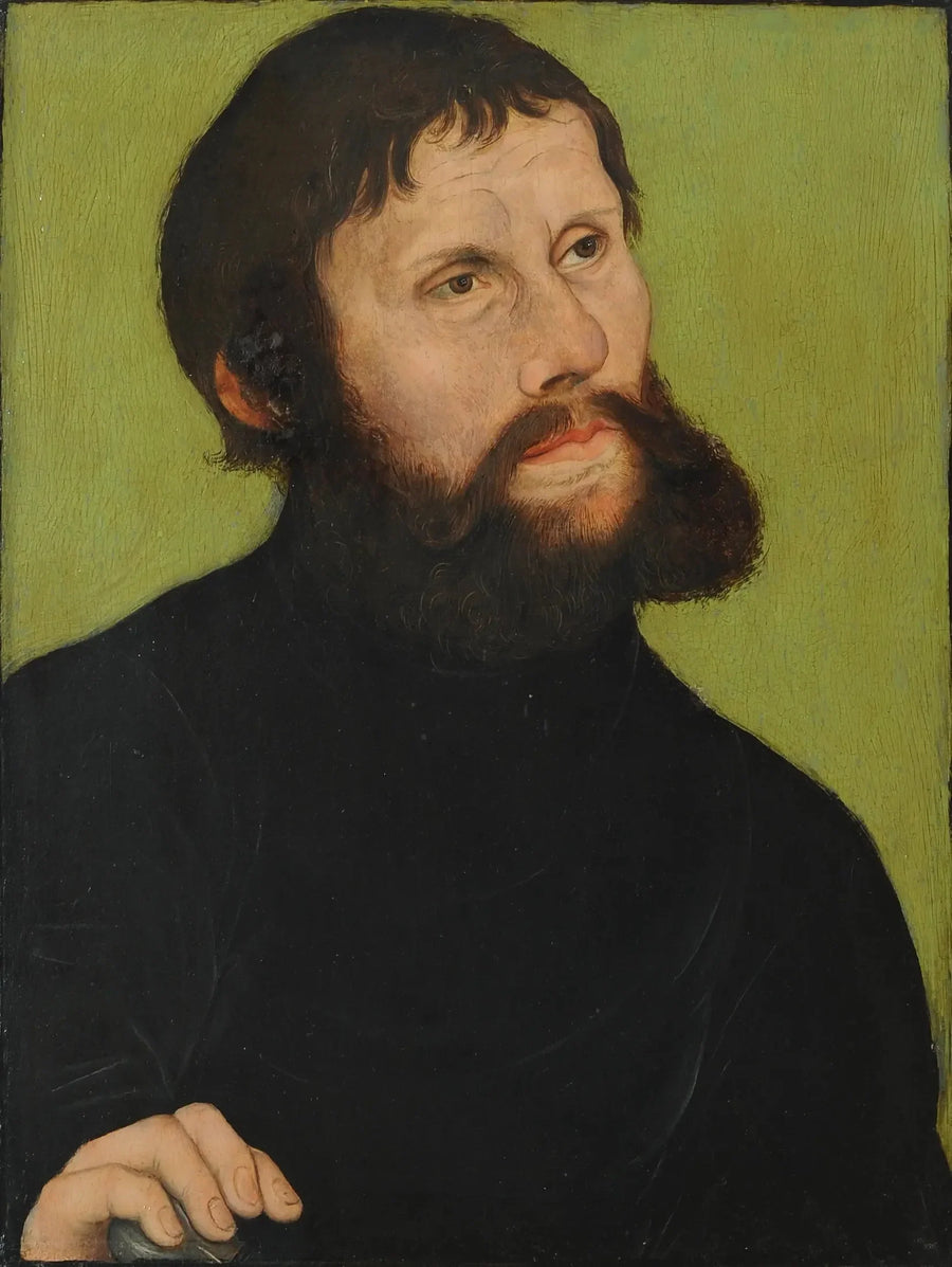 Portrait of Luther as Junker Jörg - Lucas Cranach the Elder
