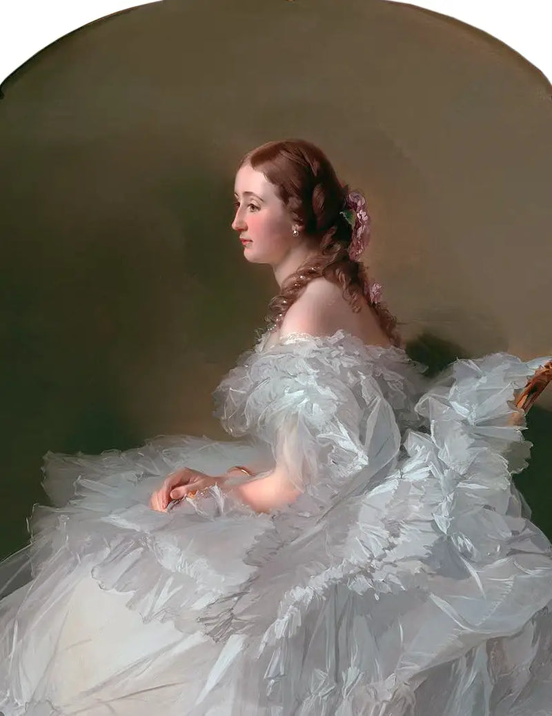Portrait of Lydia Schabelsky, Baroness Staël-Holstein - Franz Xaver Winterhalter