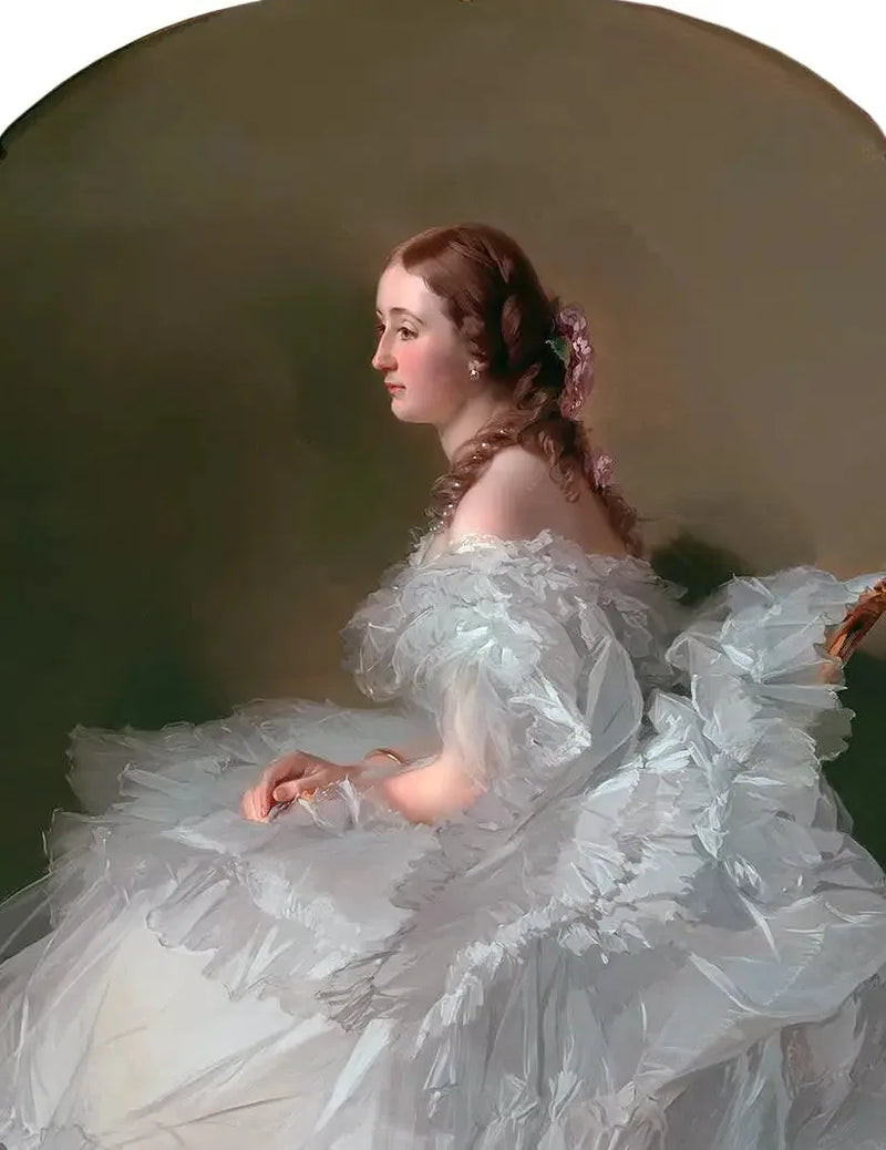 Portrait of Lydia Schabelsky, Baroness Staël-Holstein - Franz Xaver Winterhalter