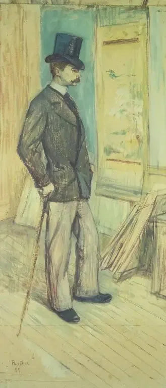 Portrait of Mr. Paul Sescau (Portrait of Mr. Paul Sescau) - Henri de Toulouse-Lautrec