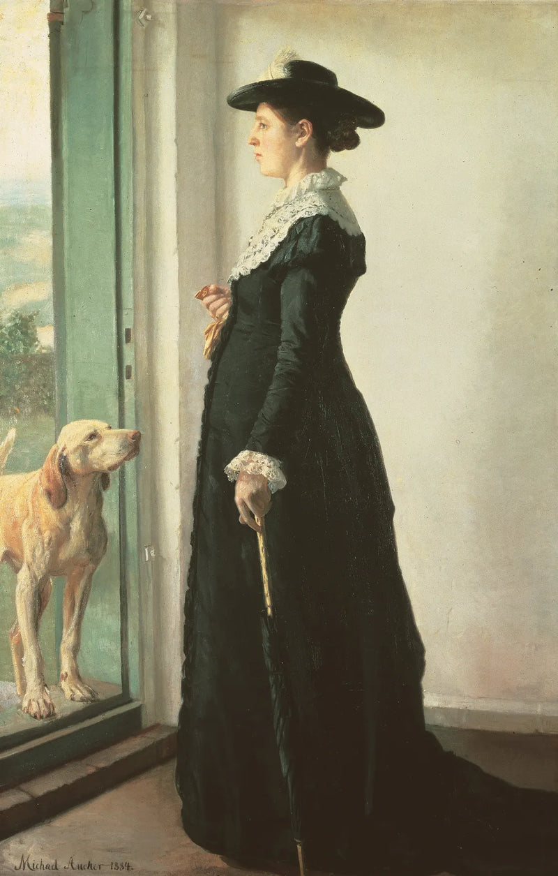 Portrait of my wife - Michael Peter Ancher