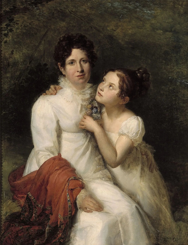Portrait of Madame Bauquin Du Boulay and her niece Mademoiselle Bauquin de La Souche - François Gérard