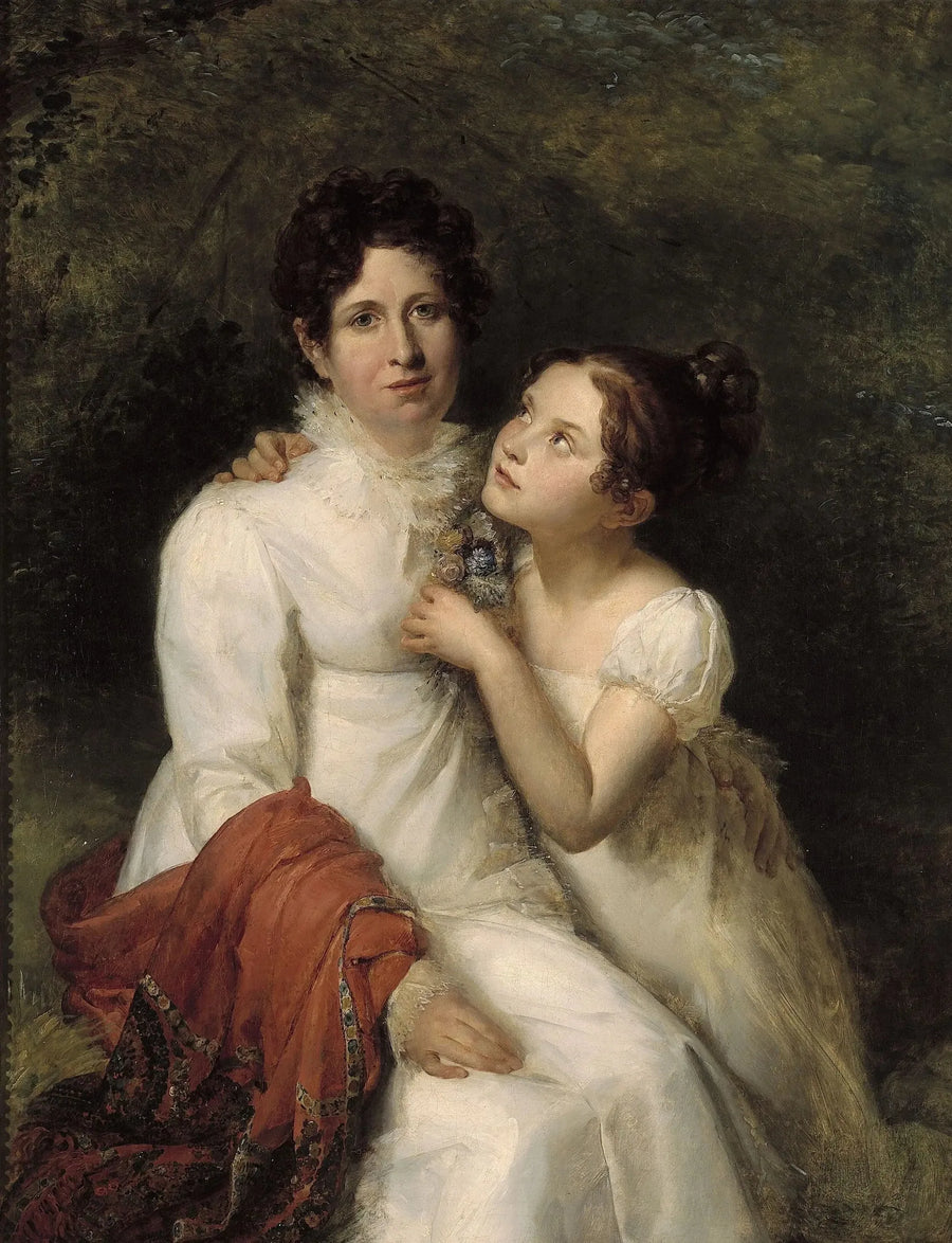 Portrait of Madame Bauquin Du Boulay and her niece Mademoiselle Bauquin de La Souche - François Gérard