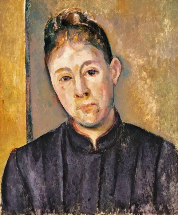 Portrait of Madame Cézanne - Paul Cézanne