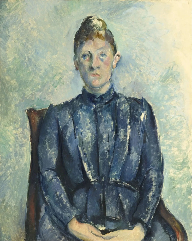 Portrait of Madame Cézanne - Paul Cézanne