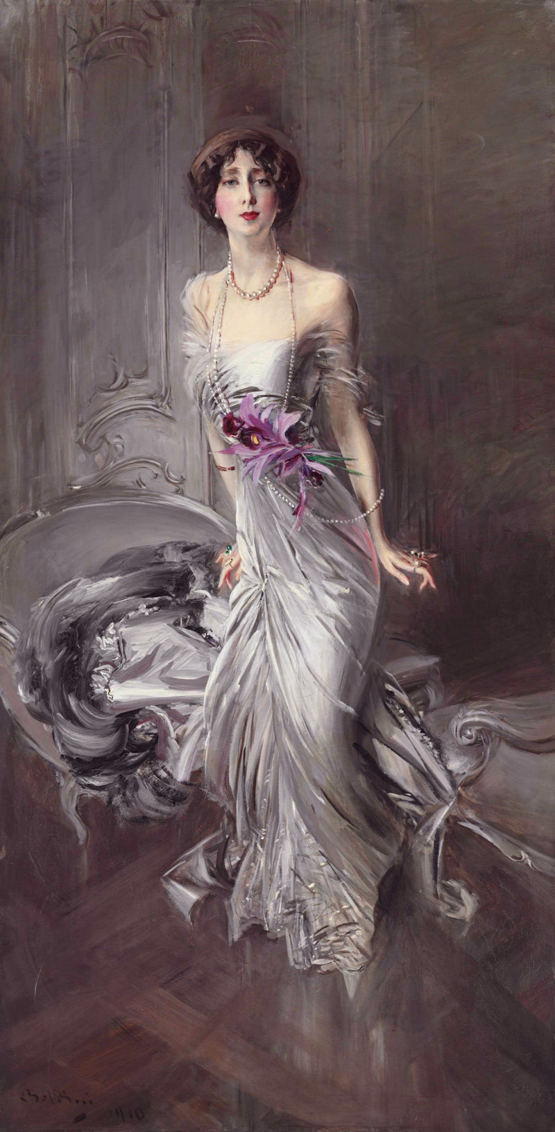 Portrait of Madame Doyen - Giovanni Boldini