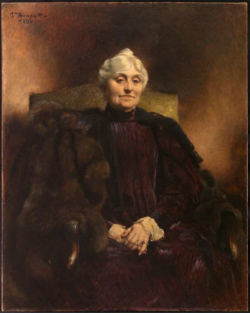 Portrait of Madame Dubernet - Léon Bonnat