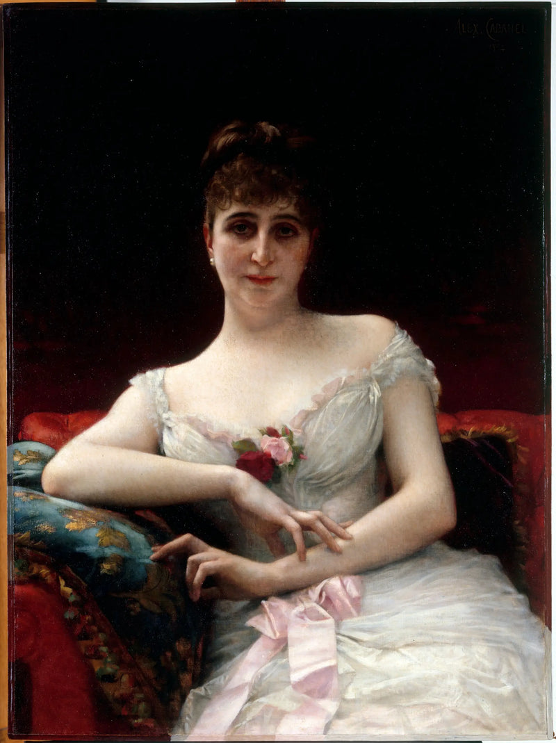 Portrait of Madame Edouard Hervé - Alexandre Cabanel