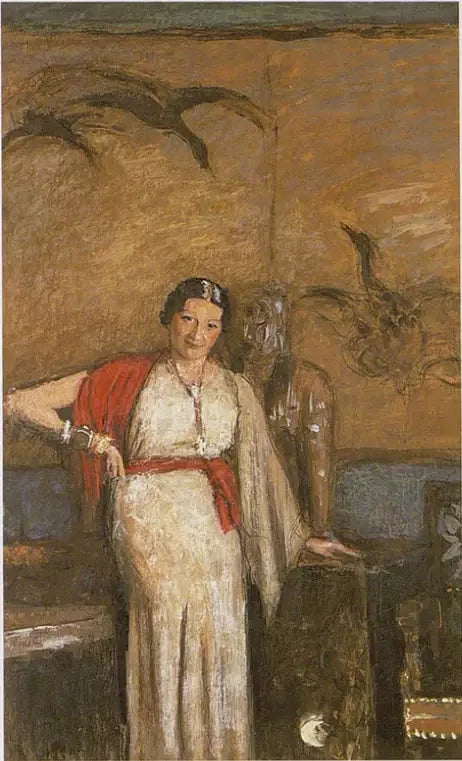 Portrait de Madame Eugène Freyssinet - Édouard Vuillard image 1 copie de tableau peinte à la main