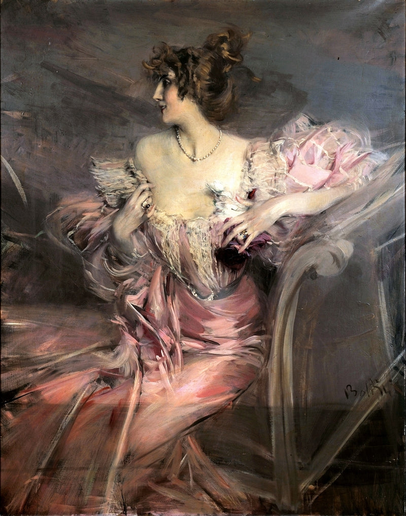 Portrait of Madame de Florian - Giovanni Boldini