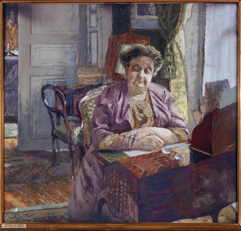 Portrait of Madame Frantz Jourdain - Édouard Vuillard