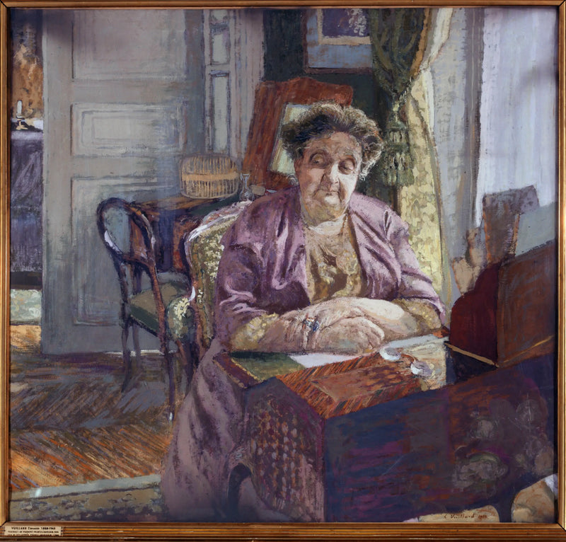 Portrait of Madame Frantz Jourdain - Édouard Vuillard