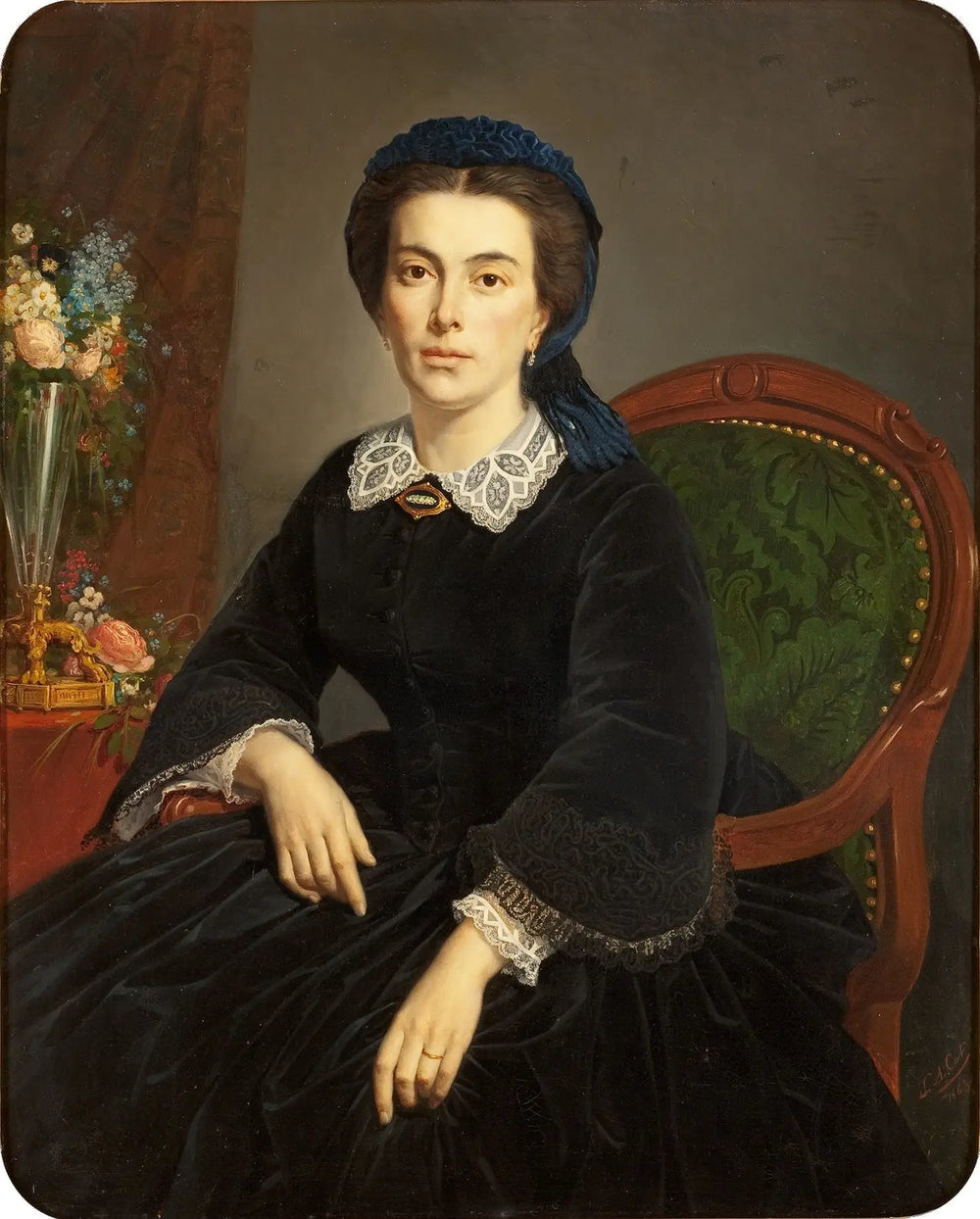 Portrait de Madame Gervais - Pierre Auguste Cot - Alpha Reproduction