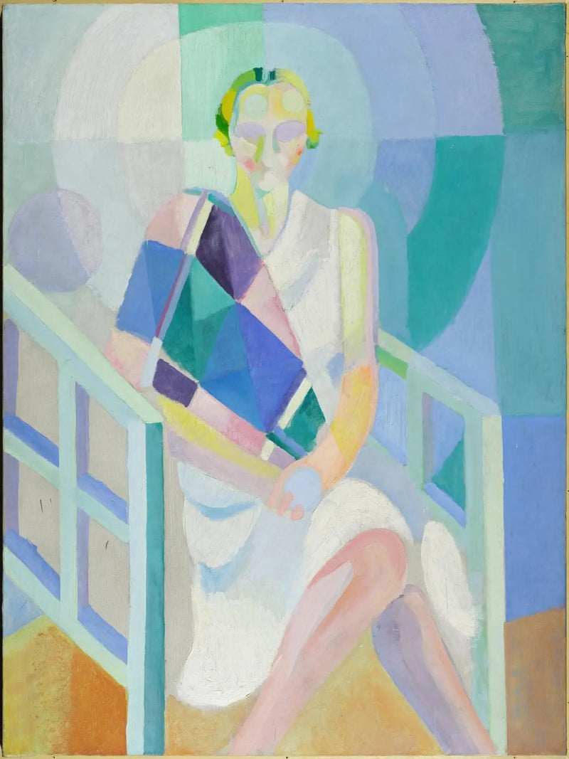 Portrait of Madame Heim - Robert Delaunay