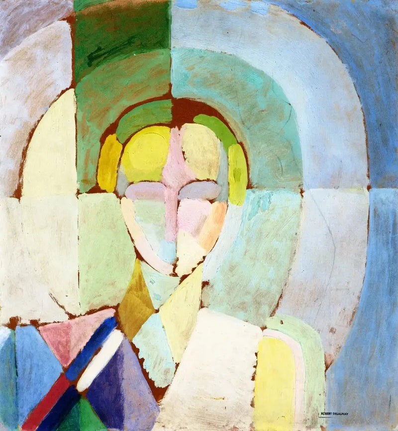 Portrait of Madame Heim - Robert Delaunay
