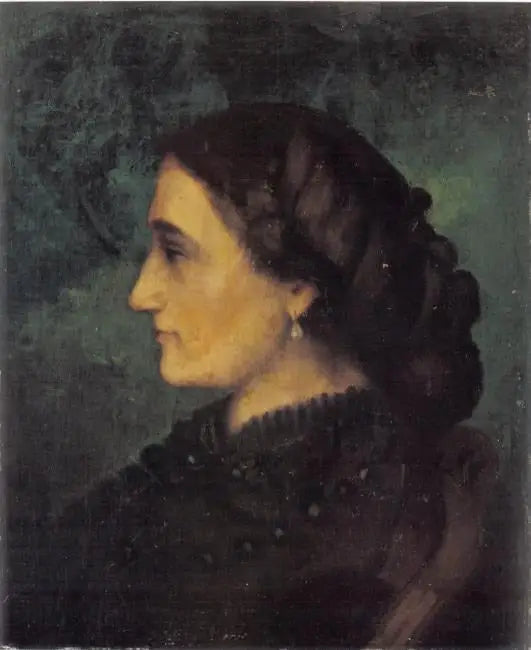 Portrait of Madame Joliclerc - Gustave Courbet