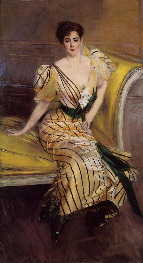Portrait of Madame Joséphine Alvear de Errazuriz - Giovanni Boldini