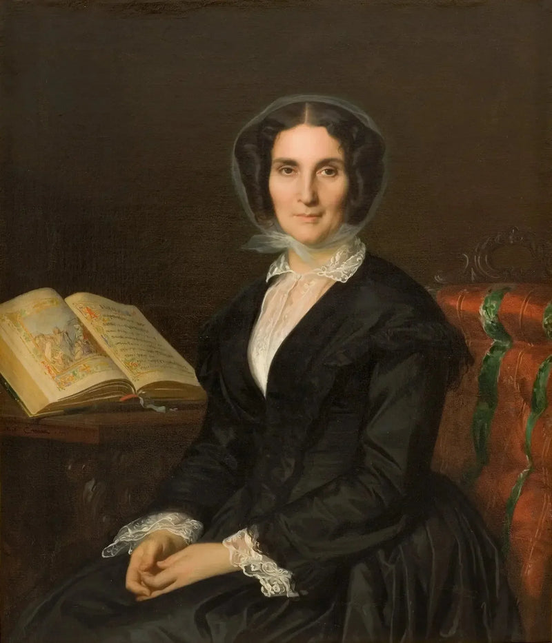 Portrait of Madame Louise Marès, née Bidreman - Alexandre Cabanel