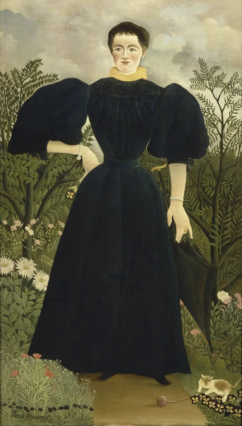 Portrait of Madame M. - Henri Rousseau