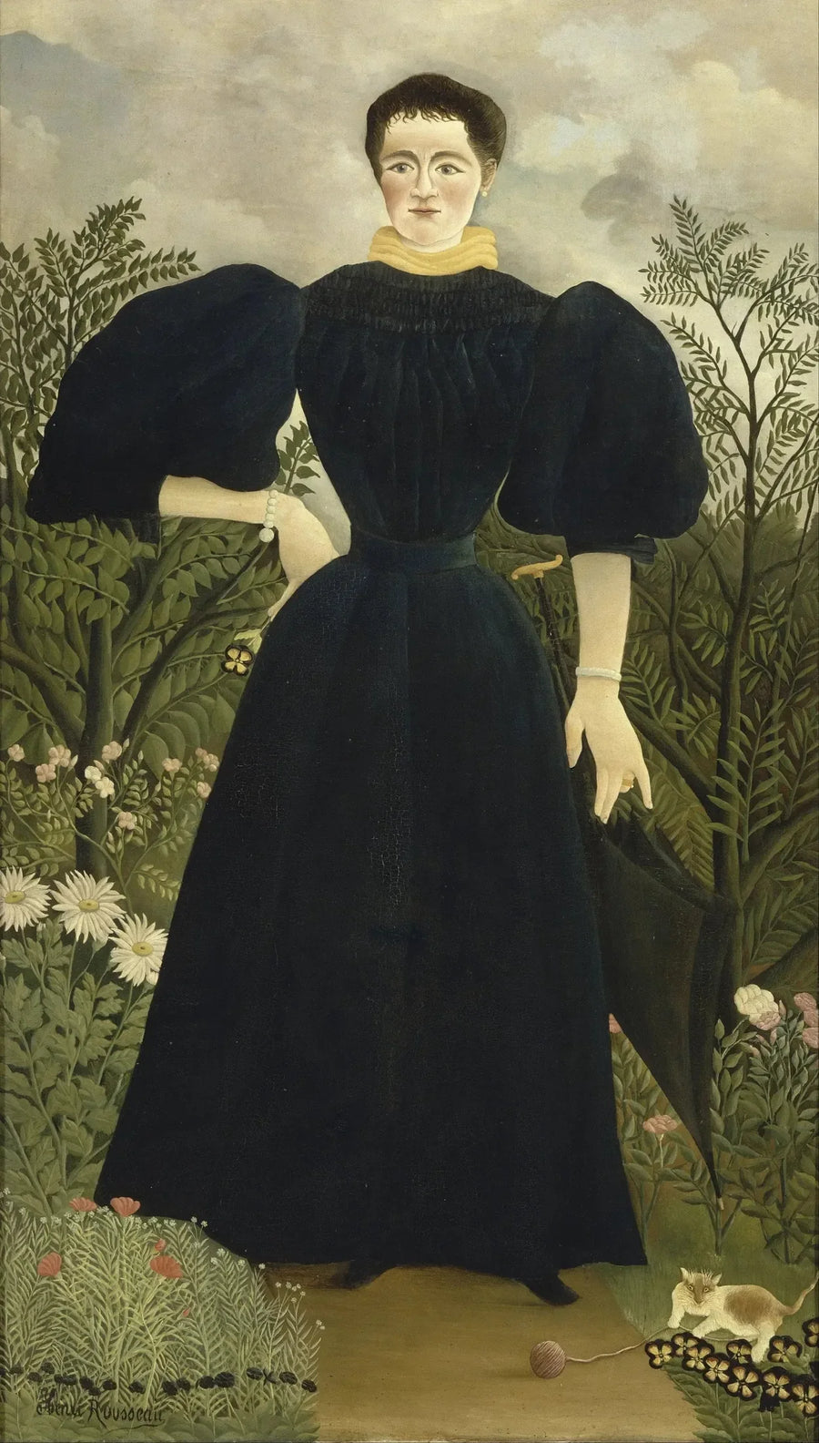 Portrait of Madame M. - Henri Rousseau