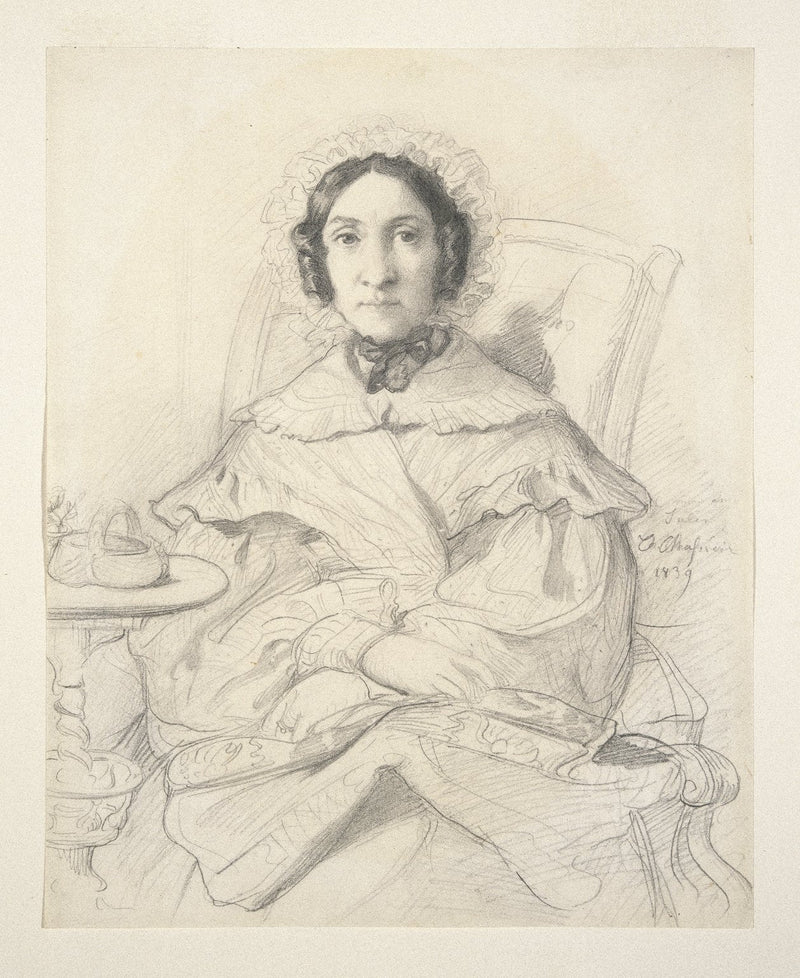 Portrait of Madame Monnerot - Théodore Chassériau