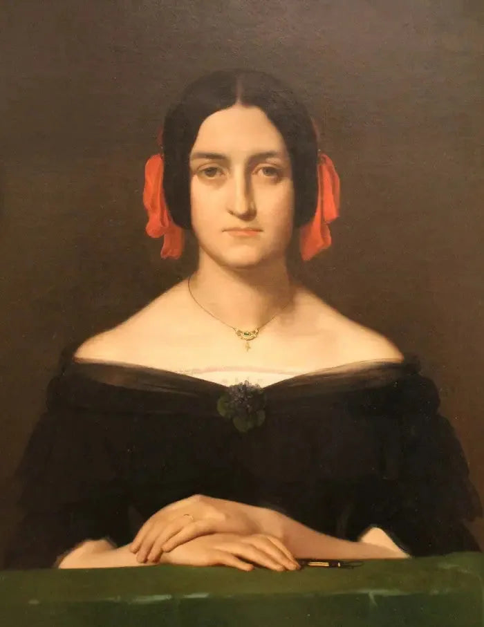 Portrait of Madame Oudiné - Hippolyte Flandrin