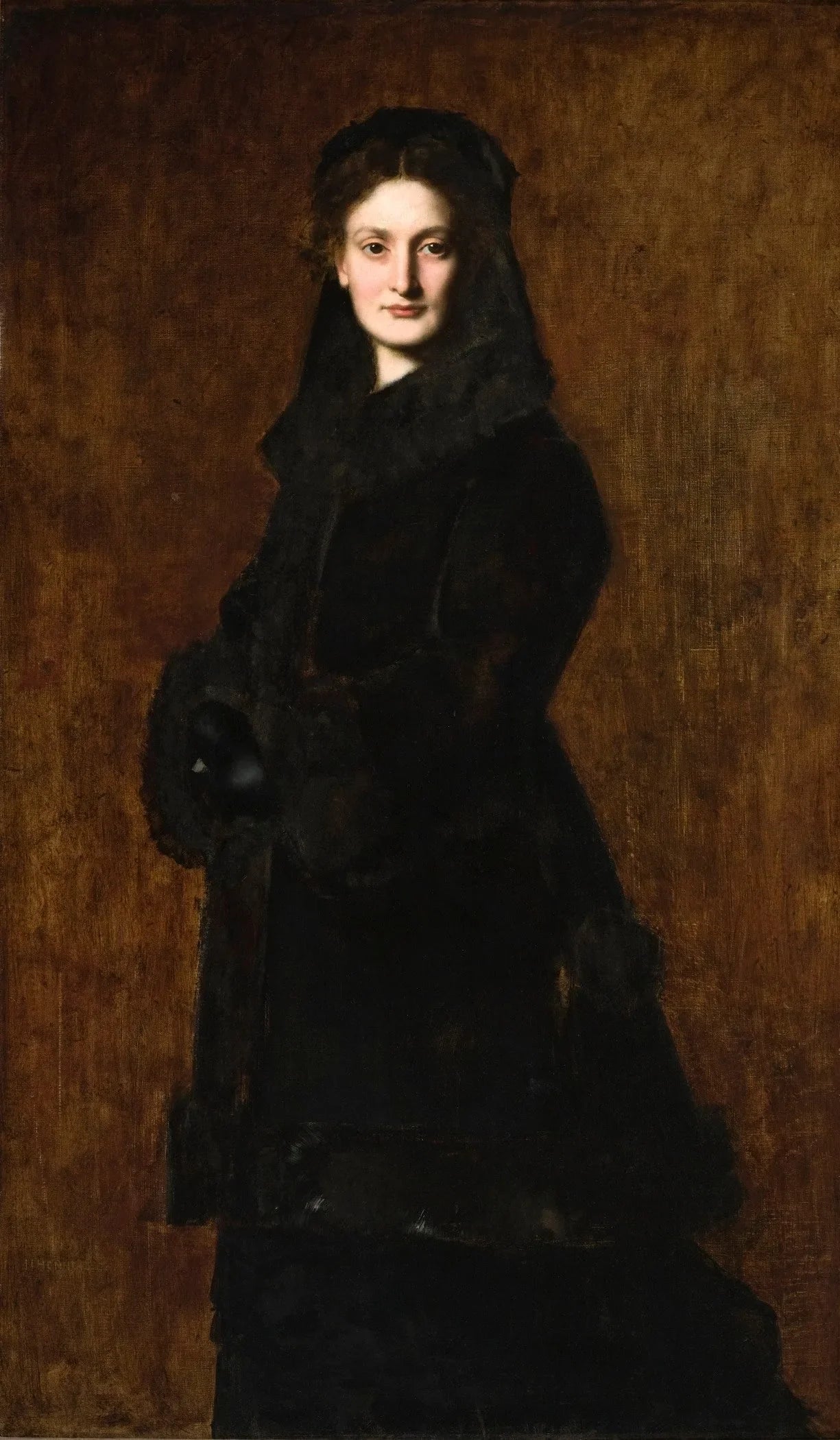 Portrait de Madame Paul Duchesne-Fournet - Jean-Jacques Henner image 1 tableau peint à l’huile sur toile