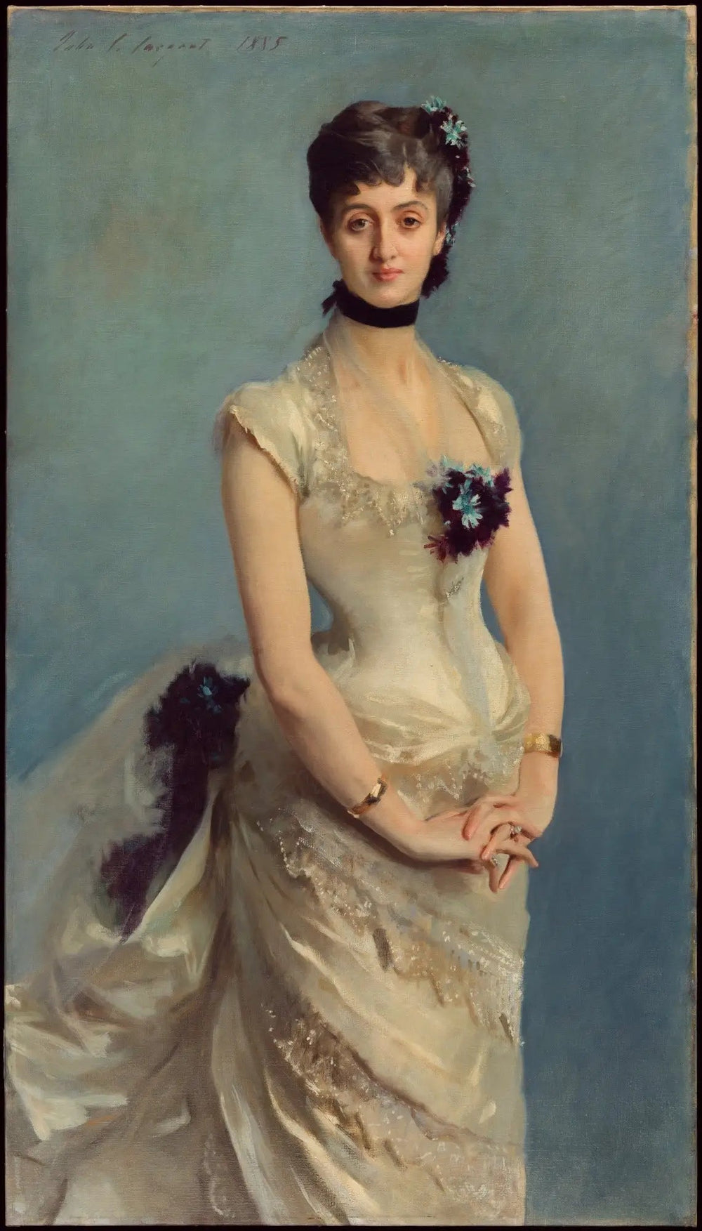 Portrait de Madame Paul Poirson - John Singer Sargent image 1 copie peinte à la main à l’huile