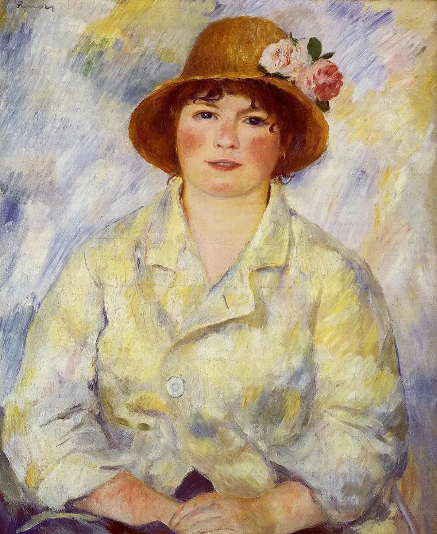 portrait of Madame Renoir - Pierre-Auguste Renoir