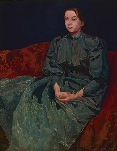 Portrait of Madeline, the artist's sister - Émile Bernard